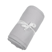 3pcs Cotton Baby Bed Rail Guardrail Soft Bumper - Grey, 125x18cm & 66x18cm