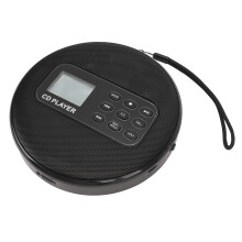 Portable CD Player with MP3, LCD Display, Dual Speakers, 1500mAh Battery
