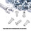Iron Plated Nickel Flat Nuts Hex Nut Round Head 7
