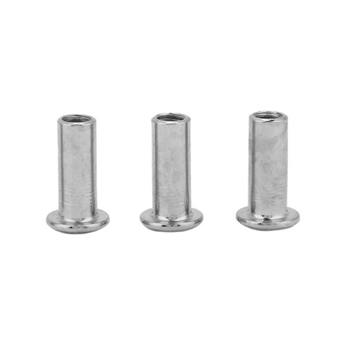 Iron Plated Nickel Flat Nuts Hex Nut Round Head 1