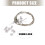 Guitar Nylon Strings Integrated Bridge-White string buckle 3