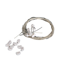 Guitar Nylon Strings Integrated Bridge-White string buckle