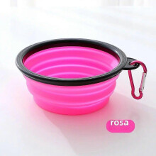 Portable Collapsible Silicone Dog Food and Water Bowl for Camping and Travel Pet Supplies