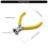 Rubber Handle String Maintenance Tool for Guitar Bass and-Red 4