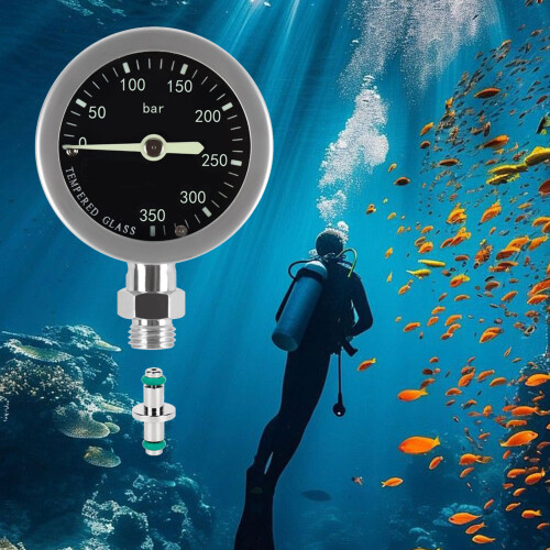 Luminously Submersible Pressure Gauge with Highly-Style B 2