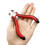 Rubber Handle String Maintenance Tool for Guitar Bass and-Red 6