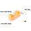 Transparents Hard Plastic Table Tennis Ball Protective-3 packs 3