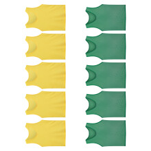 Multicolor Soccer Training Shirt Stretchable-Kid Yellow Green
