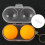 Transparents Hard Plastic Table Tennis Ball Protective-3 packs 5