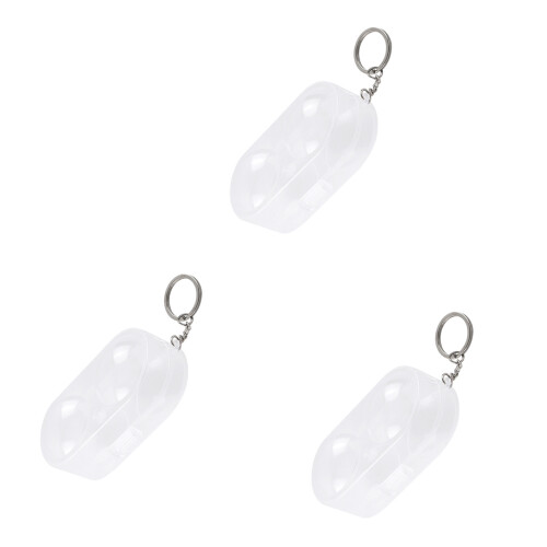 Transparents Hard Plastic Table Tennis Ball Protective-3 packs