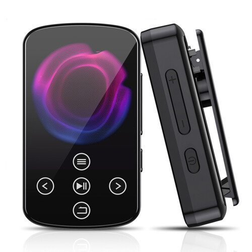 MP3-08 Portable MP3 Player 8GB-64GB, 1.4" Touchscreen, Black 2