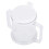 Clear Mug for Children and Elderly, Two-Handled Water Drinking Cup, Easy Grip Feeding Cup, Design 1