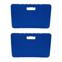 2 pezzi ginocchiere EVA da giardino, 45x28x4 cm, Blu/Nero