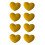 Tennis Racket Vibration Control Heart Silicones-Yellow 1