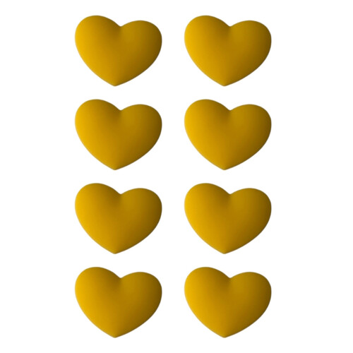 Tennis Racket Vibration Control Heart Silicones-Yellow