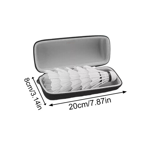 Portables Badminton Shuttlecock Container Waterproofed-grey 2