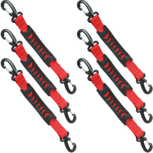 Skateboard Pull Handle Abrasion Resistant Webbing Ergonomic-Red