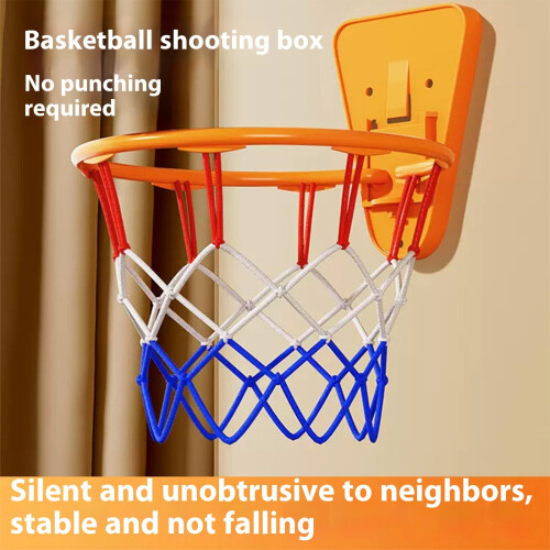 Foldable Indoor Training Basketball rings Space Saving Wall 1