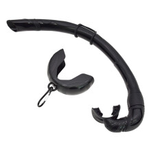 Comfortable Central Cones Snorkels Tube Diving Detachable-Black
