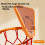 Foldable Indoor Training Basketball rings Space Saving Wall 6