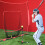 7x7ft Baseball Practice Net Nylon Baseball Replacement Net for 5