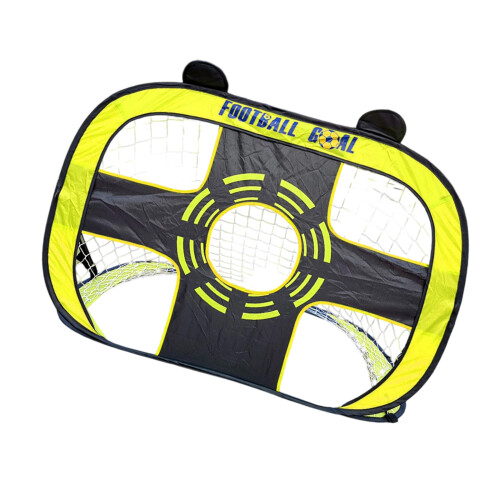 Space Efficient Pliable Soccer Goal Set Simple Transport-Green
