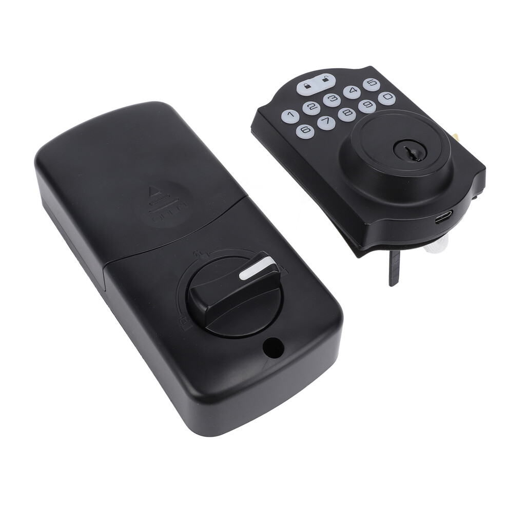 Aluminum Alloy Keypad Lock For 35-50Mm Doors, Auto Lock, Home & Apartment 8701346710005