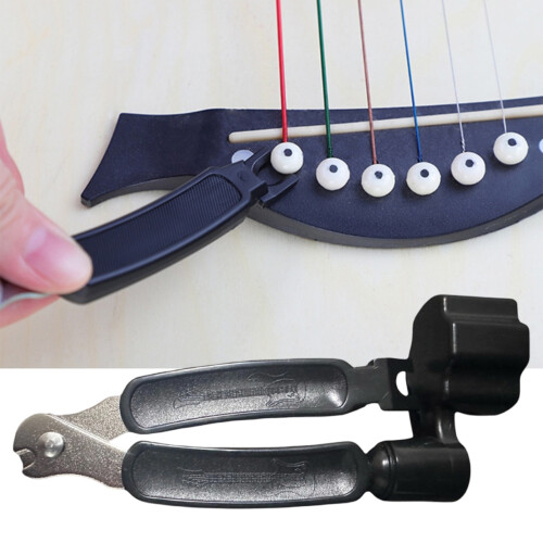 Guitar String Cutter and Bridge Pin Puller Guitar Tool for 2