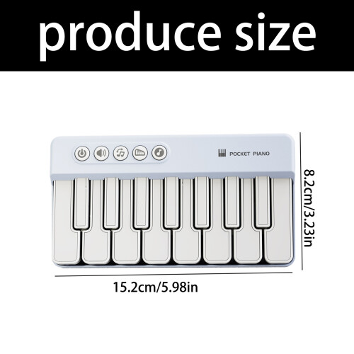 Travel Piano Kids Interactive Learning Tool for Develops-Black 2