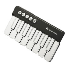 Travel Piano Kids Interactive Learning Tool for Develops-Black