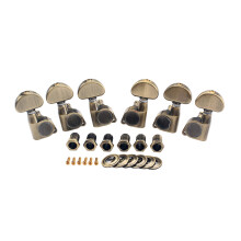 6Pcs Metal Guitar Tuning Key Machine Head String Tuners Guitar