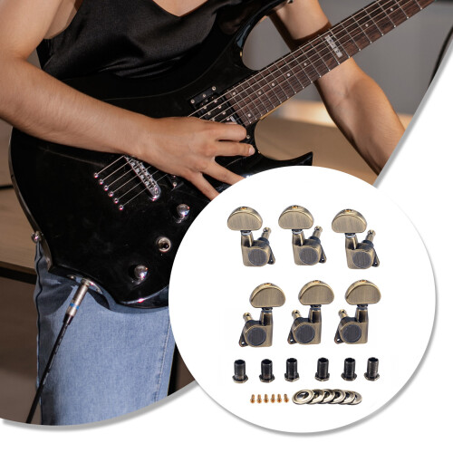 6Pcs Metal Guitar Tuning Key Machine Head String Tuners Guitar 1