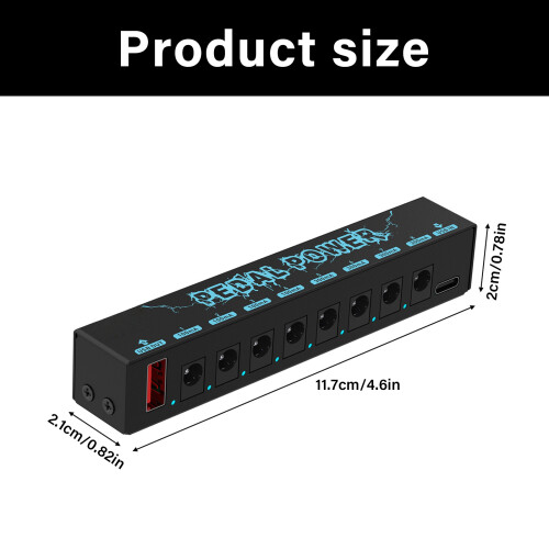 Studio 8 Channel Signal Processor Compact Metal Construction For 2