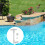 Pool Water Fountains Five Nozzles-Three layer conversi 6