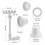 Pool Water Fountains Five Nozzles-Three layer conversi 2
