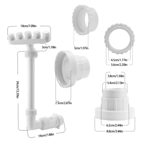 Pool Water Fountains Five Nozzles-Three layer conversi 1