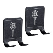 Wall Mounted Rackets Organizers Adhesive Mounting-Tennis style