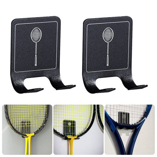 Rackets Holder Wall Mount Stainless Steel Space-Badminton style 2