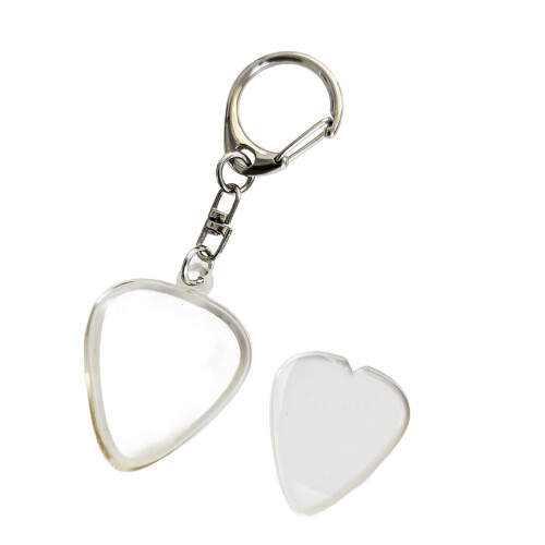 Portable Guitar Accessory Organizer-Heart shaped keychai