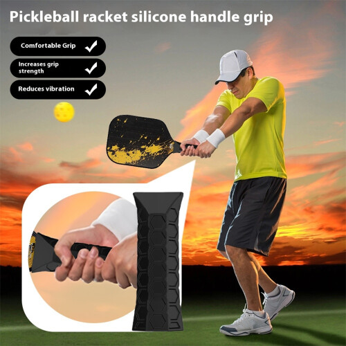 Universal Silicones Racquet Handle Cover Sweat Absorption-Red 2