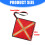 2Pcs Kayak Towing Warning Flag with Webbing Kayak Warning Flags 3