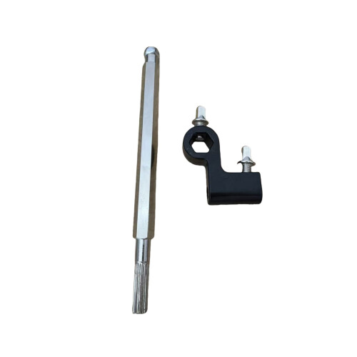 Reinforced Drum Set Double Pedal Connector Rod Featuring-Black