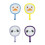 Foam Grip Junior Sports Rackets Set Includes Training-Purple 6