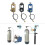 Scubas Diving Tanks Refill Adapter Diving Oxygen Cylinder-Black 3