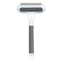 Pet Hair Removal Brush - Washable Gray Carpet Brush for Dog and Cat Hair Removal | Reusable for Car and Home Use