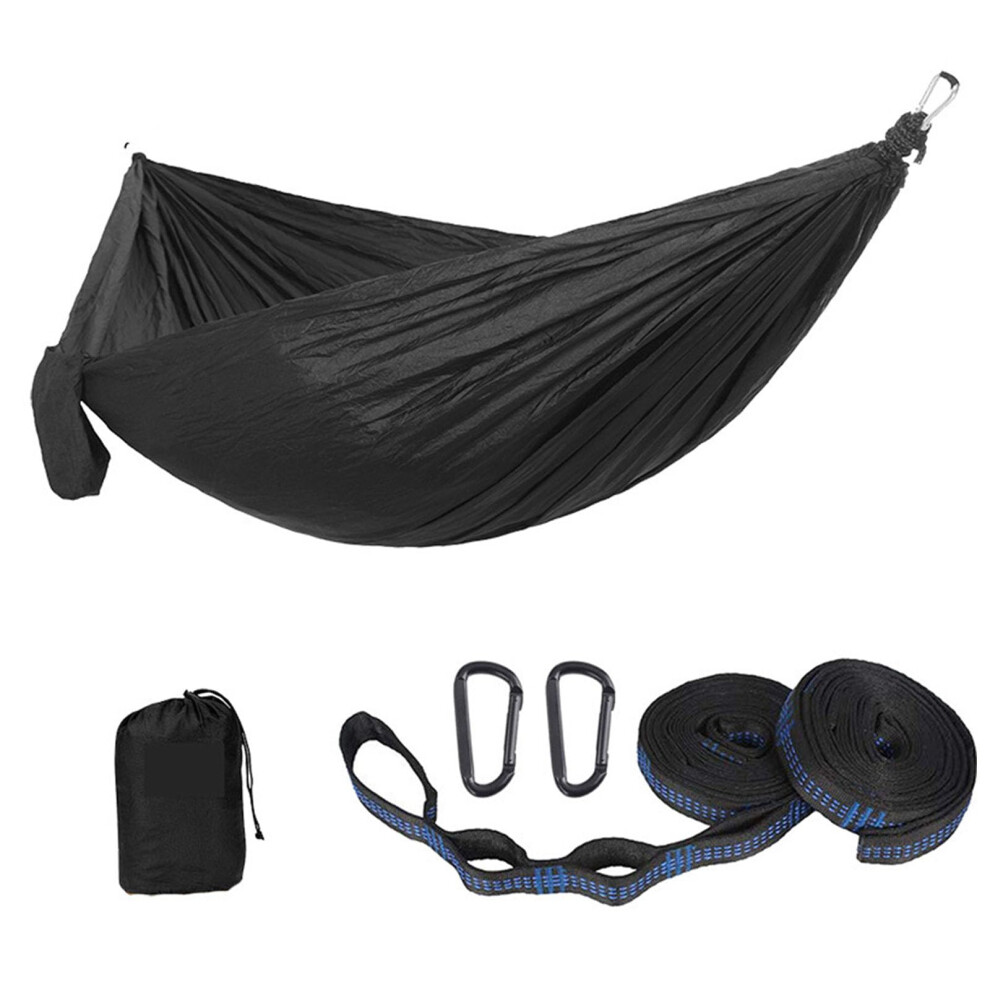 Tear Resistant Outdoor Hammock Portable Travel Hammock with Carry Bag Lightweight Nylon for Backpacking and Beach Use-image-OPC-PKC9YR2-NEW
