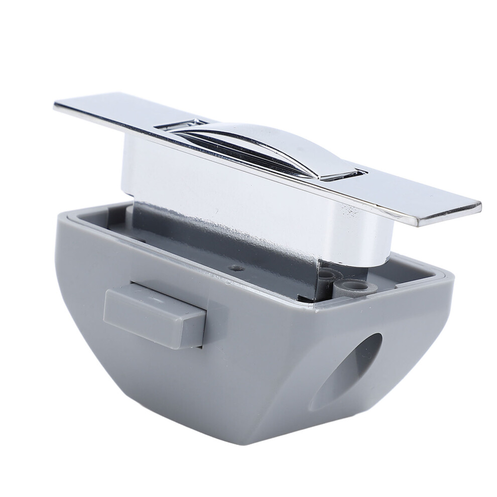 Yacht & Rv Zinc Alloy Push Lock For Cabinets Keyless Lock Chrome Finish 7641346711088