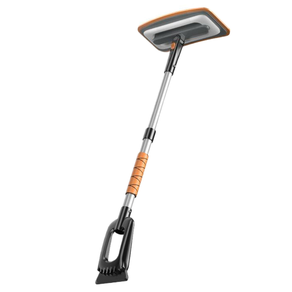 Car Snow Brush 360 Rotating Extendable Snow Scraper With Ergonomic Abs Handle For Suvs Trucks Windshield Winter Use 9084446761719
