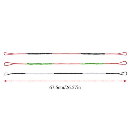 Durable crossbow string for archery 26.5 inch wear-resistant bowstring 2