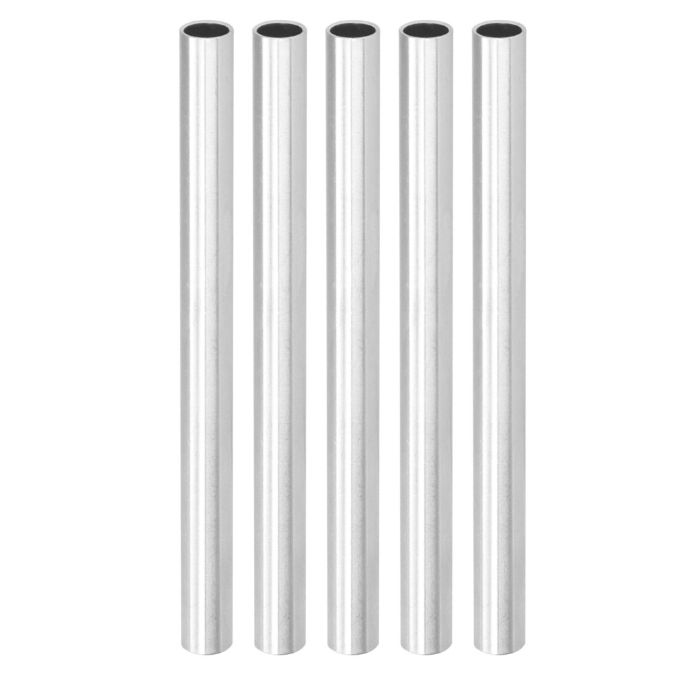 5Pcs Aluminum Tube Seamless Straight Shaft Sleeve